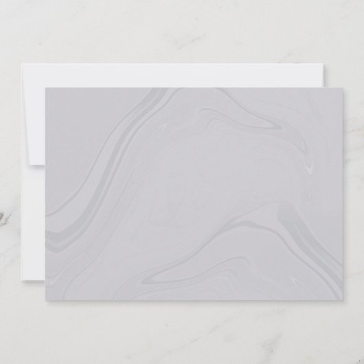 Carte de Faire-part de graduation de script rebond (Dos)