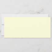 Carte de Faire-part de grossesse à thème (Jaune) (Dos)