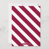 Carte de Faire-part de grossesse de Noël de canneb (Dos)