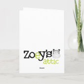 carte de faire-part de grossesse de pattes de pitt (Dos)