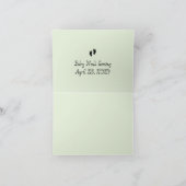 Carte de Faire-part de grossesse "Dites bonjour" (Intérieur)