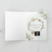 Carte de Faire-part de grossesse neutre pour le ge (Intérieur)