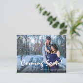 Carte de Faire-part de grossesse photo (Debout devant)