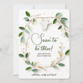 Carte de Faire-part de grossesse pour révélation d (Devant)