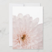 Carte de Faire-part de la photo rose florale (Dos)