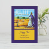 Carte de Faire-part de l'événement spécial Elul Je (Debout devant)