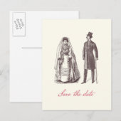 Carte de faire-part de mariage (Devant / Derrière)