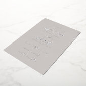 Carte de faire-part de mariage à date à sauvegarde (Rotation)