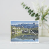 Carte de faire-part de mariage à Mammoth Lakes (Debout devant)