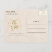 Carte de faire-part de mariage aux moutons (Dos)
