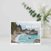 Carte de faire-part de mariage Big Sur McWay (Debout devant)