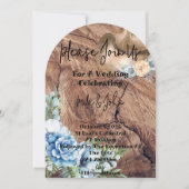 CARTE DE FAIRE-PART DE MARIAGE DE BOOTS RUSTIQUES (Devant)