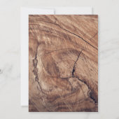 CARTE DE FAIRE-PART DE MARIAGE DE BOOTS RUSTIQUES (Dos)