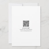 Carte de Faire-part de Mariage de date (Dos)