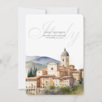 Carte de Faire-Part de Mariage de Destination en I