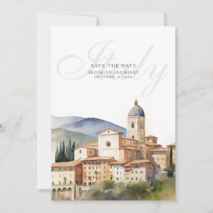 Carte de Faire-Part de Mariage de Destination Ital