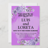 Carte de Faire-part de mariage d'écriture J'ai tro (Devant)