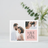 Carte de faire-part de mariage multi-photo (Debout devant)
