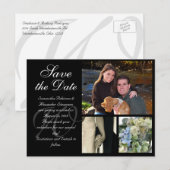 Carte de Faire-Part de Mariage Personnalisable ave (Devant / Derrière)