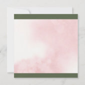 Carte de faire-part de mariage personnalisée (Dos)