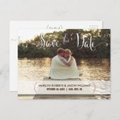 Carte de faire-part de mariage personnalisée avec (Devant / Derrière)