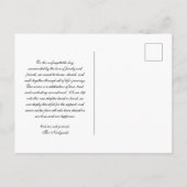 Carte de faire-part de mariage pliée 'Just Married (Dos)
