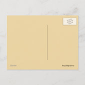 Carte de faire-part de mariage rustique de campagn (Dos)