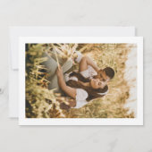 Carte de Faire-Part de Mariage Save The Date (Dos)