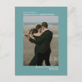 Carte de faire-part de mariage simple et minimalis (Devant)
