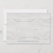 Carte de Faire-Part de Mariage Simplement Sans Eff (Dos)