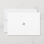 Carte de faire-part de mariage Tiny Bee (Dos)