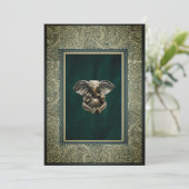 Carte de faire-part de mariage traditionnelle indi (Debout devant)