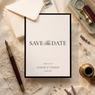 Carte de Faire-Part de Mariage Vieille Fortune
