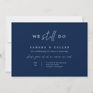 Carte de Faire-part de mariage Vow Renewal Ceremon