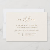 Carte de Faire-part de mariage Vow Renewal Ceremon (Devant)