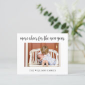 Carte de Faire-part de naissance du budget pour bé (Debout devant)