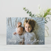 carte de faire-part de naissance du script de béné (Debout devant)