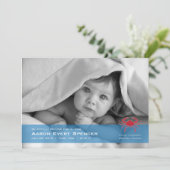 Carte de Faire-part de naissance photo de canceria (Debout devant)