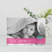 Carte de Faire-part de naissance photo de canceria (Debout devant)