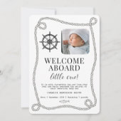 Carte de Faire-part de naissance pour bébé à thème (Devant)