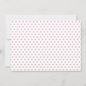 Carte de Faire-part de naissance pour bébé fille p (Dos)