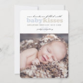 Carte de Faire-part de naissance pour bébé Saint-V (Devant)