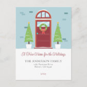 Carte de Faire-part de Noël de vacances (Devant)