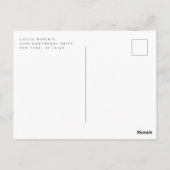 Carte de faire-part de remise de diplôme avec phot (Dos)