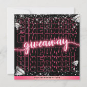 Carte de Faire-part de remise de salon de coiffure (Devant)