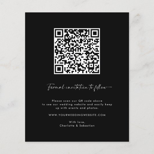 Carte de Faire-Part de Save the Date avec Photo et (Dos)