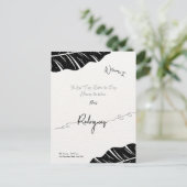 Carte de faire-part de shower de mariage élégante  (Debout devant)