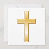 Carte de Faire-part/d'invitation Christian Cross (Devant)