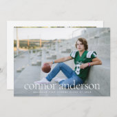 Carte de Faire-part d'obtention d'une superpositio (Devant / Derrière)