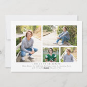 Carte de Faire-part d'obtention d'une superpositio (Dos)